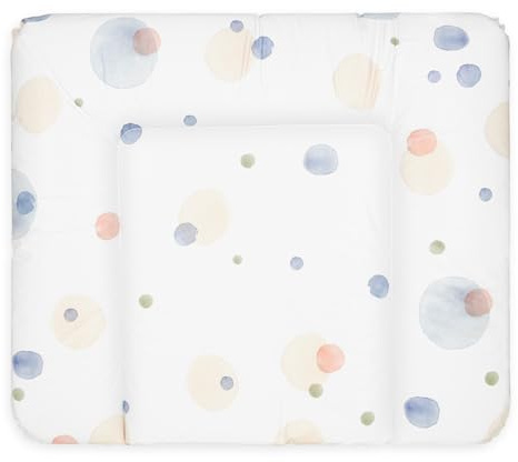 BONKY® Wickelauflage 85x72 cm - weiche Wickelunterlage - Baby Wickeltischauflage - Wasserdischt - Abwaschbar - Made in EU - 100% Oeko TEX - Mono 5A