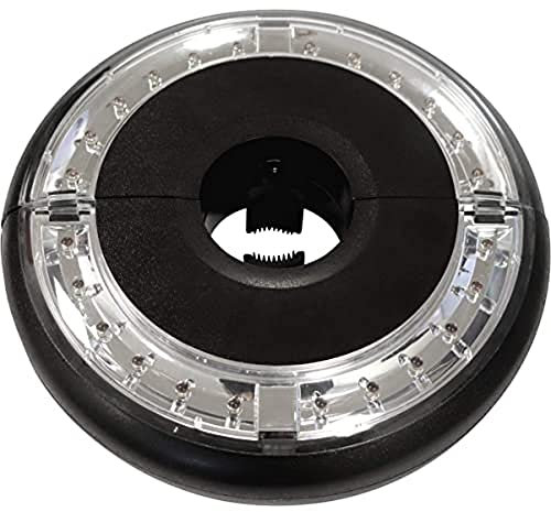 HOME It® Lampe pour Parasol à LED – Lampes sans câblage – Lumière extérieure ambiance chaude – Éclairage de jardin pratique – Lampe solaire à piles – LED déporté pour terrasse