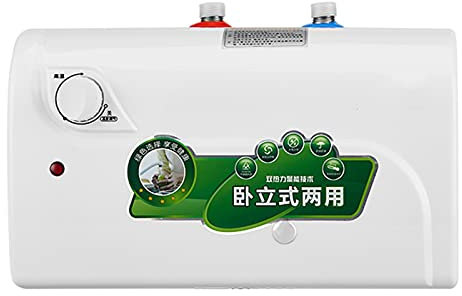 GaoYunQin Électrique Instantané Chauffe-Eau, 1500W 6L 35 ℃ -75 ℃ Mini Chauffe-Eau a Réservoir avec Auto-modulant pour La Maison Bureau de Cuisine Surchauffe Protection