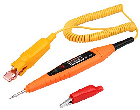 Headerbs 2,5-32V Spannungsprüfer Auto, Digital Circuit Tester Bleistift Elektrisches Diagnosewerkzeug Spannungstest Power Circuit Probe Auto Circuit Diagnostic Tool