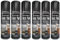B&H 6 X Black Flexible Fabric & Vinyl Spray Paint Leather Textile Fast Drying 200ml