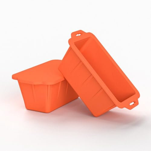 Eldtec Extra Large Ice Block Molds, 8 lbs Big Ice Block，Ice Maker for Cold Plunge or Coolers, Reusable and Thick Silicone Ice Moulds Tray for Ice Bath Chiller, 1-Pack (Orange)