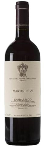 Marchesi di Grésy Barbaresco Martinenga 2019, piemontesischer Rotwein, 100% Nebbiolo, Barbaresco DOCG, 14% vol, 750 ml