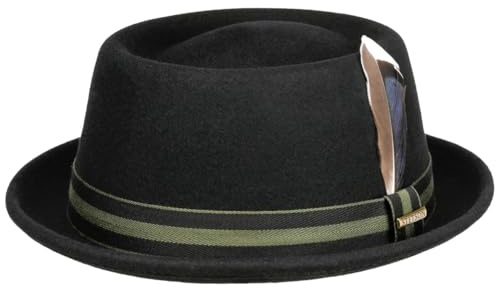 Stetson Pork Pie Wollhut Knautschbar Herren Herbst Winter