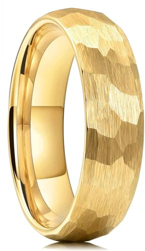 Hasdnker Ring Ringe Damen Bijouterie Herren Mode Gehämmerte Facettenreiche Ringe Für Männer Frauen Schwarz Gebürstet Paar Ring Hochzeit Verlobungsschmuck