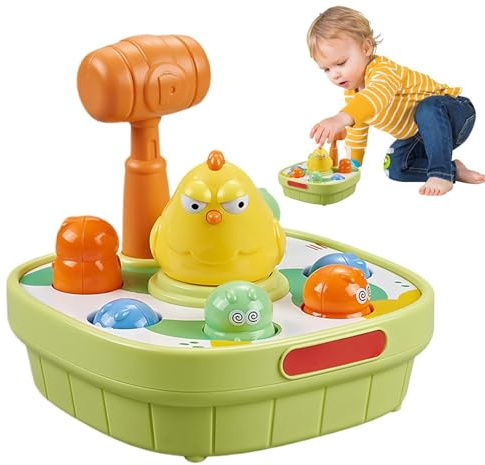 Niesel la Taupe Jouet, la Taupe - battant pour l'apprentissage précoce - Jeu Whack Mole Martelage pour avec Marteau Apprentissage précoce pour