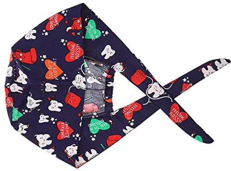 LIFKOME 1stück Verstellbare Damen Mütze Mit Knöpfen Und Bindeband Druckmuster Schweißabsorbierendes Baumwollmaterial Für Lange Haare Für Täglichen Gebrauch Und Anwendungen