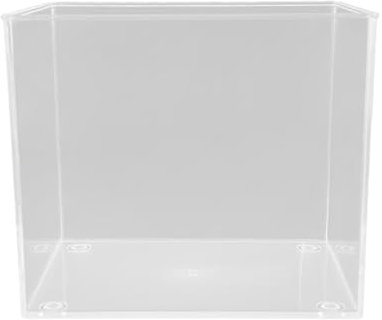 YiQinzcxg Bac à poisson en plastique transparent avec fond antidérapant pour aquarium - Vase pratique pour plantes aquatiques
