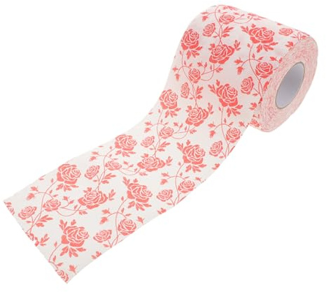 DEARMAMY Valentinstag Papier Tissue Roll Rose Badezimmer Tissue Badezimmer Festliche Weiche Toilettenpapier Für Urlaub Papiertücher Dekorative Toilettenpapier