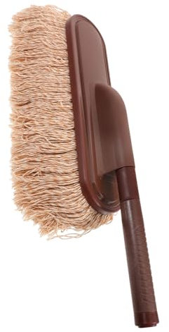 AKOOSY Brosse de Dépoussiérage pour Voiture à Manche Télescopique, Poils Doux, en Plastique, Nettoyage Extérieur des Véhicules Vitres