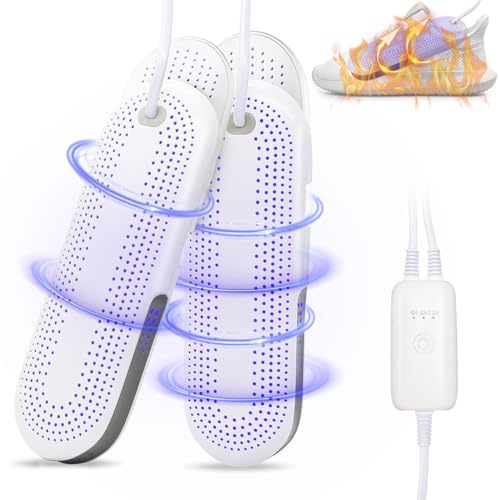 Idota Schuhtrockner Elektrisch, Schuh Trockner Tragbarer, Elektrischer Schuhtrockner mit 3 Modi Timer für Schuhe, Kinderschuhe Antibakteriell für Schuhe, Skischuhe, Handschuhe, Socke