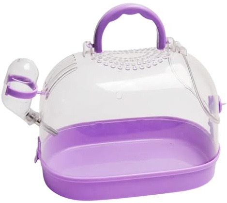 GuineaPigs Travel Cage Hamster Carriers Box Small Animal Ventilable Carry Pet Transportation Carry For Squirrels Small Animal Transport Box