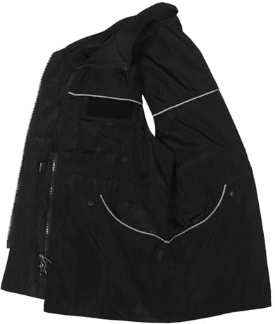 FIXOSHEE Hundetrainerweste XL für Herren und Damen Kratzfeste Atmungsaktive Trainingsjacke mit Reflektierenden Streifen Große Taschen Verstellbar für Hundesport und Gehorsamstraining