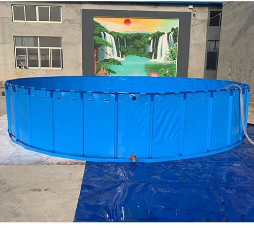 Piscine hors sol de grande capacité, installation sans creuser pour une utilisation en extérieur/intérieur par les adultes et les enfants