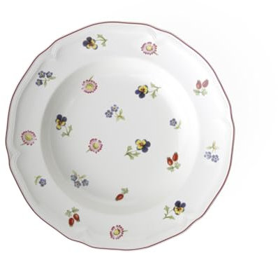 Villeroy & Boch Fleur Suppenteller Weiß, 25 x 25 x 9.20 cm