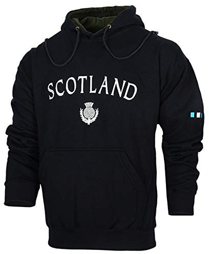 Schottland marineblau Kapuzenpulli von Live for Rugby - Marine, Marine, Large