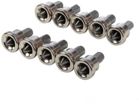 Schnellbauschrauben-Bits 10PK, Phillips Nr. 2 Bits in Chrom-Vanadium, inkl. Tiefenanschlag zum Begrenzen der Schraubenversenkung, installiert Schnellbauschrauben einfach