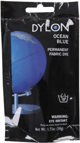 Dylon Teinture permanente pour tissu 49,6 g Bleu océan