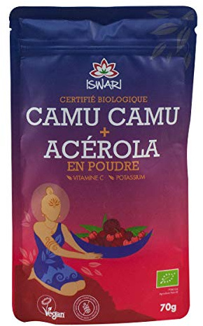 Camu Camu et Acérola en Poudre Bio 70g