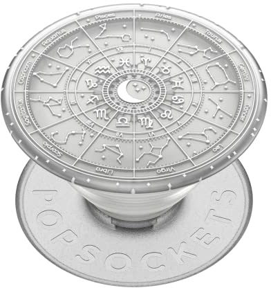 PopSockets: PopGrip Plant - Soporte y Agarre Extensibles Hechos de Materiales Vegetales con un PopTop Intercambiable para Smartphones y Tabletas - Translucent Star Signs