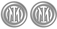 F.C. Internazionale Orecchini lobo in acciaio