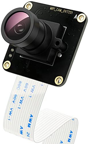 Raspberry PI Camera OV7251 Sensor with Global Shutter External Trigger Stream Mode 0.3MP Frame Rate up tp 158fps 8bit 10bit rawdata Format for Raspberry Pi 4B 3B+ 3B 3A+ CM3+ CM3 Pi Zero W