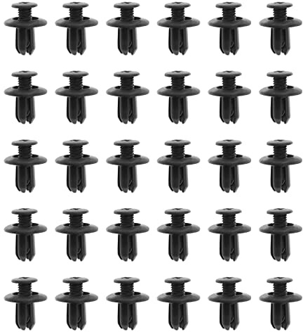 The Lord of the Tools 30 Stück 8 mm Kunststoff-Nieten-Panel-Clips 992650625 9046706017 8659028000 Dehnnieten Befestigungsclips Push-Typ-Halter für Auto-Frontstoßstange, Kotflügel-Karosserie