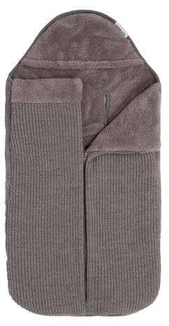 Baby's Only - Fußsack Hope - 0+ Fußsack Babyschale - Gefüttert - für 5- und 3-Punkt-Gurten Autositz - für Jungen und Mädchen - Hazel Brown