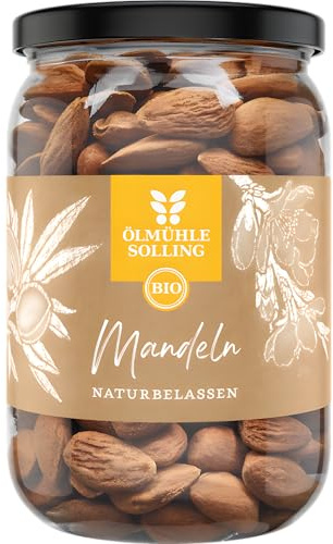 ÖLMÜHLE SOLLING Bio Mandeln, naturbelassen, 350g (1er Pack)