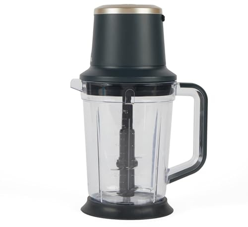 Petra PT5393BGRYVDE Kabelloser Kannenmixer & Deckel – Smoothie Maker, wiederaufladbarer 10,8V-Akku, 2 Geschwindigkeiten, BPA-frei, 1,5L, Zerstoßen Sie Eis, Edelstahlklinge, rutschfester Sockel