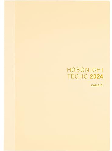 Hobonichi Techo Cousin Buch [Englisch/A5/Januar 2024 Start/Montag Start]