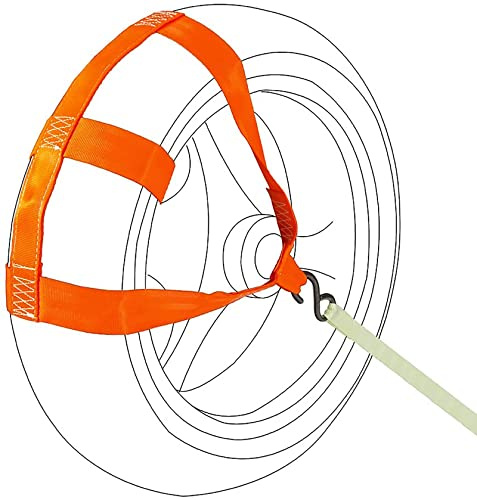 Universal Motorcycle Rear Wheel Tie Down Strap, Motorcycle Tire Bundle Portable Transport Strong Tie-Down Security Rear Wheel Strap Motorbike (Black)