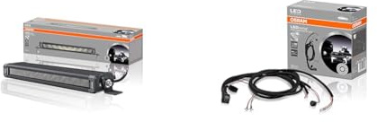 Osram LEDriving LIGHTBAR VX250-SP, LED Zusatzscheinwerfer für Fernlicht & WIRE HARNESS AX 2LS, Kabelbaum für KFZ Lichtleisten