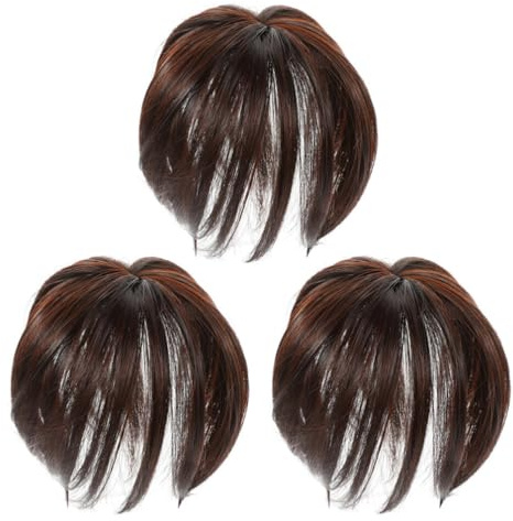 Healvian Echthaar Haarteil Damen 3 Stück Topper Unsichtbarer Haaraufsatz Haarverlängerung Zur Abdeckung Weißer Haare Und Dünner Stellen Für Natürliches Volumen Und Komfort