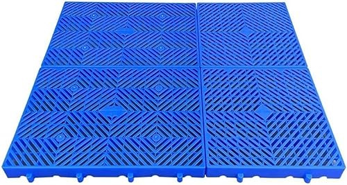 KXAOXGRC Palette de Plancher à Grille, Grilles Respirantes emboîtables légères for Racks d'articles for garages, supermarchés, sous-sols, grilles de Ventilation for palettes(100x60x5cm)