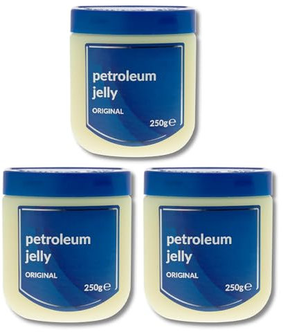 Zopper Petroleum Jelly 250g - Original Petroleum Jelly Ideal for Cracked, Dry Skin and Eczema relief Skin Protection and Healing Soothing Properties -3pk