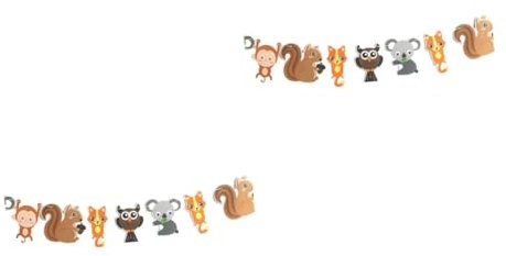 ibasenice 2stücke Tropische Tiere Bunting Banner Hawaii Party Dekoration Für Sommerfest Gartenfeier Und Luau Deko Girlande Mit Regenwaldmotiven Für Festliche Atmosphäre