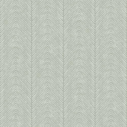 World of Wallpaper AF0041 Papier peint classique à chevrons Style scandinave Vert sauge doux Idéal pour les salons, chambres, couloirs