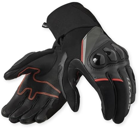REV'IT! Revit Combustion Motorrad Handschuhe, schwarz/anthrazit, L