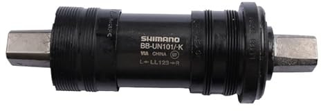 YATINGZHANG Movimento Centrale Perno Quadro Movimento Centrale Tipo Quadrato 122,5 mm 1 pz for guarnitura Bici MTB