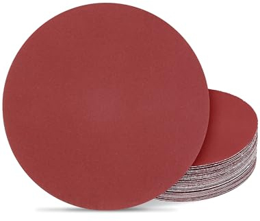 150mm Sanding Discs 400 Grit, 6 Inch Sandpaper Hook and Loop Disc Sanding Pads for Random Orbital Sander(25pcs)