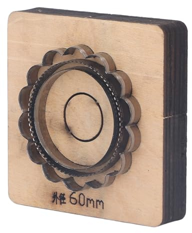 Cortero de cuero Die Flower Floom Cutter Aleación Base de madera de acero para artesanías DIY