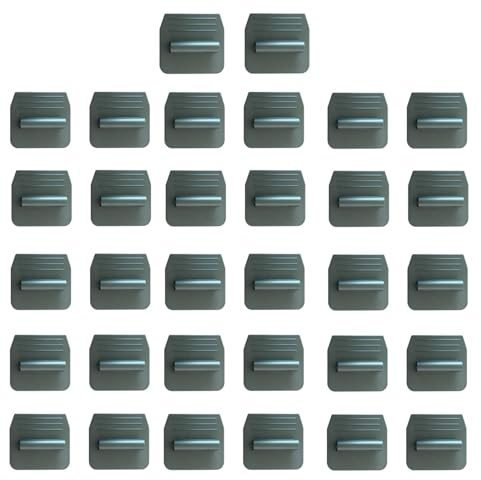 32 Pack Car Sunroof and Window Sunshade Clips Black Mount Bracket Support Holders Heat Insulation Interior Shade Insert Set for Vehicle Sun Protection