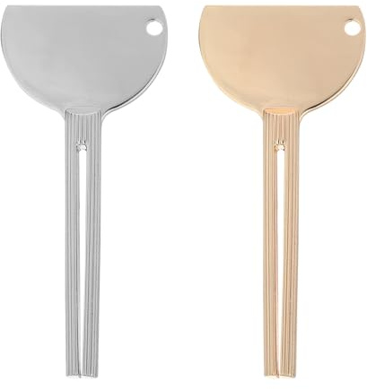 MOTHNUR Exprimidor de Pasta de Dientes Metálico 2 Piezas Oro y Plata Rodillo de Aleación de Zinc Herramienta Portátil para Tubos de Crema Facial y Jabón Ahorro para Hogar y Viajes