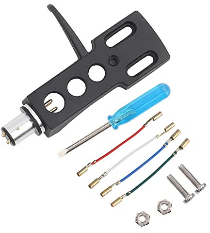 Cabezal de Tocadiscos, Reemplazo Universal de Soporte de Cabezal de Phono para Tocadiscos Lp con Cables