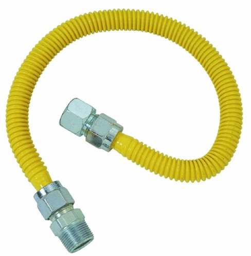 Plumb Shop Brasscraft CSSC21-36P Stainless Steel Gas Range Connector, 36 Inch