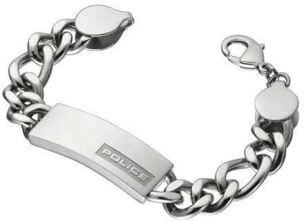 Police Armband Edelstahl 19cm PJ23363BSS-01-S
