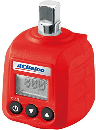 ACDelco ARM602-3 3/8 Zoll (5,9 bis 18,0 m) Robuster digitaler Drehmomentadapter mit Summer und LED-Blitzbenachrichtigung – ISO 6789 Standards mit Kalibrierungszertifikat