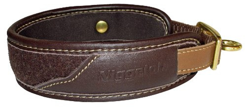 Niggeloh Hundhalsband Loden, brun, S