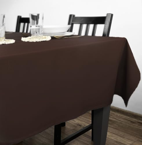 Rollmayer Tischdecke Kollektion Vivid Braun 28 130x180cm